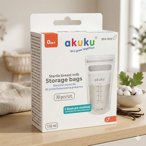 Breast milk storage bags - breast,